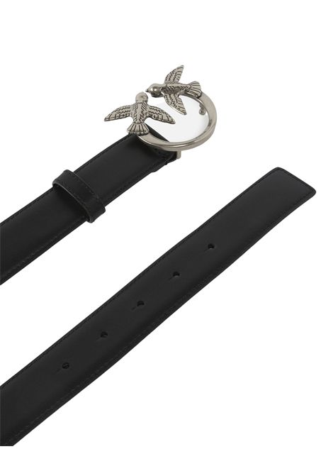 Cintura Pinko donna 100125A0F1Z99O Love berry h3 belt Nera PINKO | Cinture | 100125 A0F1Z99O